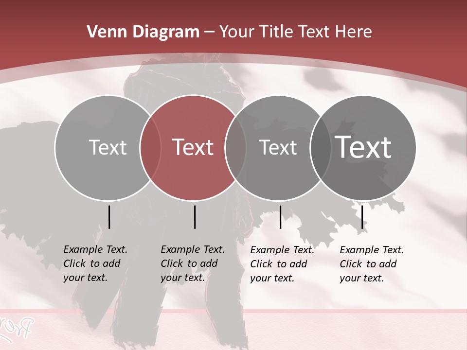 A Man With A Sword Standing In Front Of A Red Background PowerPoint Template