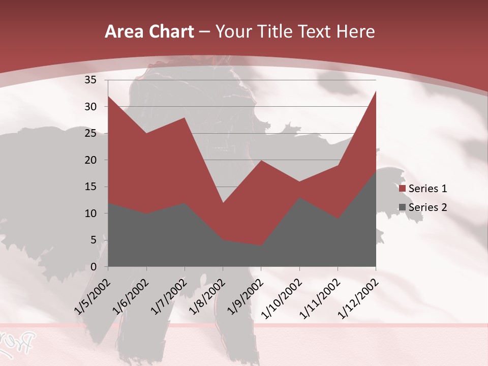 A Man With A Sword Standing In Front Of A Red Background PowerPoint Template