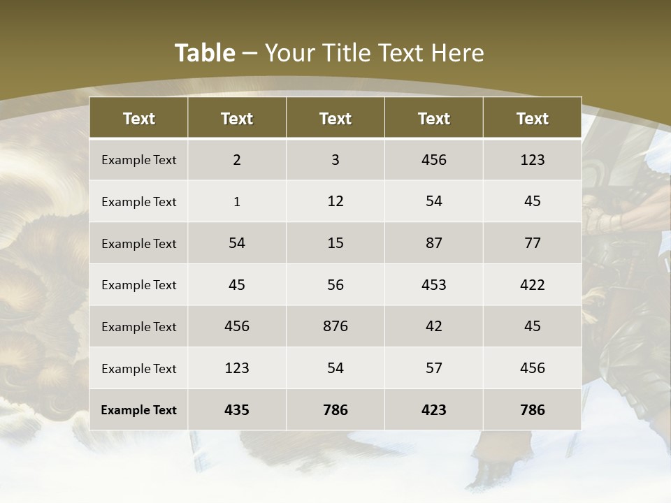 A Man With A Sword And A Big Bear In The Background PowerPoint Template