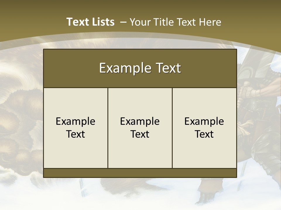 A Man With A Sword And A Big Bear In The Background PowerPoint Template