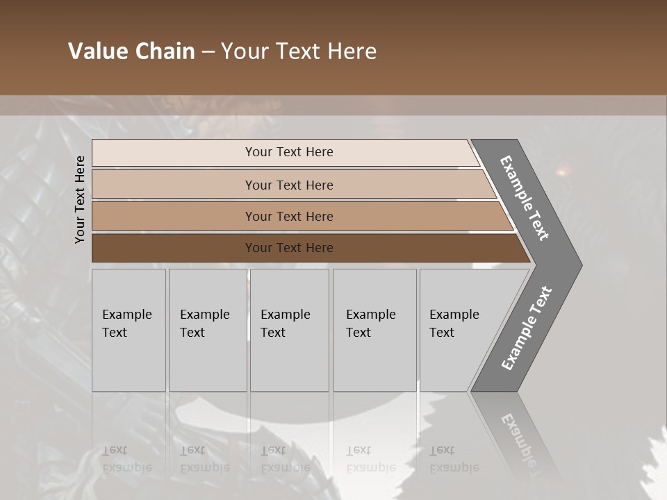 A Picture Of A Demon And A Demon With A Sword PowerPoint Template