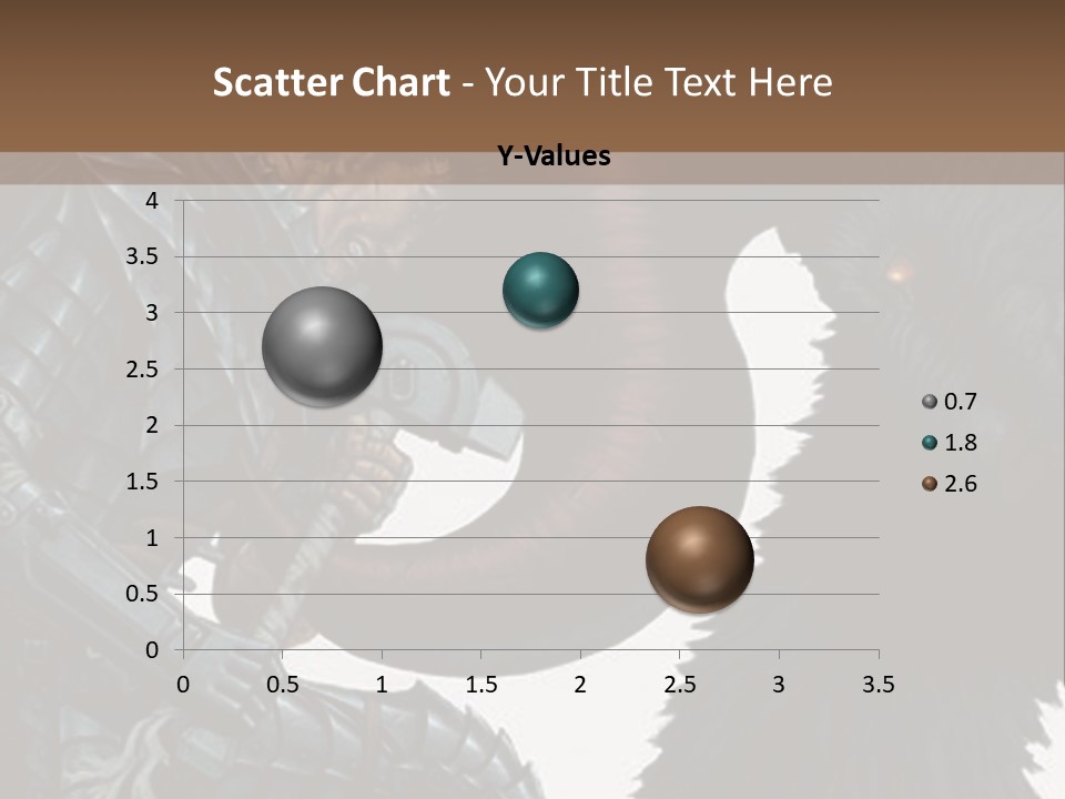 A Picture Of A Demon And A Demon With A Sword PowerPoint Template