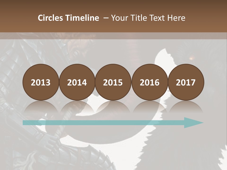 A Picture Of A Demon And A Demon With A Sword PowerPoint Template