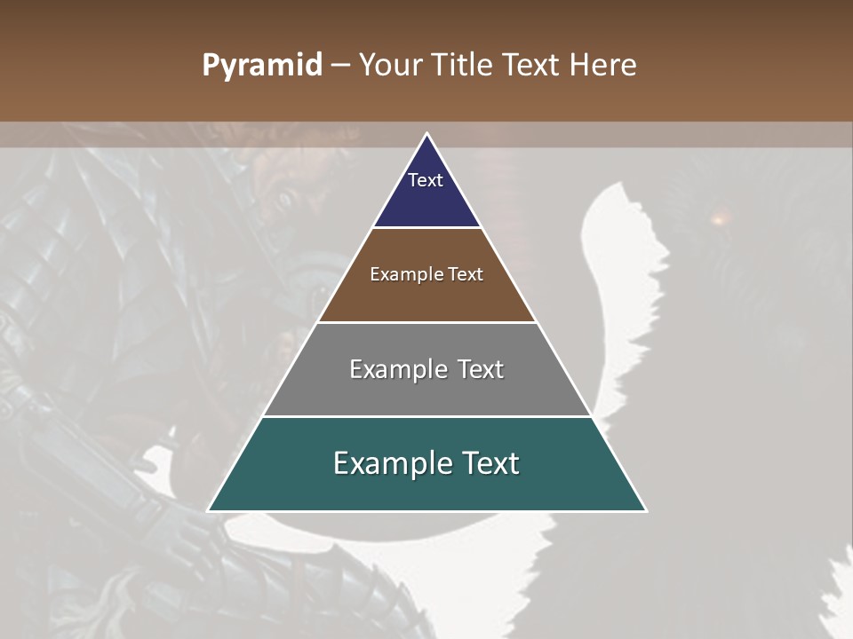 A Picture Of A Demon And A Demon With A Sword PowerPoint Template