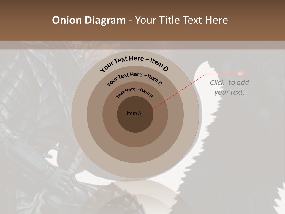 A Picture Of A Demon And A Demon With A Sword PowerPoint Template