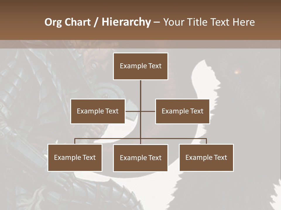 A Picture Of A Demon And A Demon With A Sword PowerPoint Template