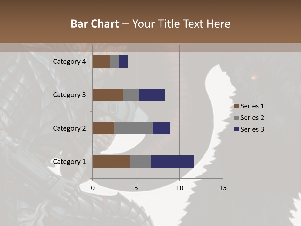 A Picture Of A Demon And A Demon With A Sword PowerPoint Template