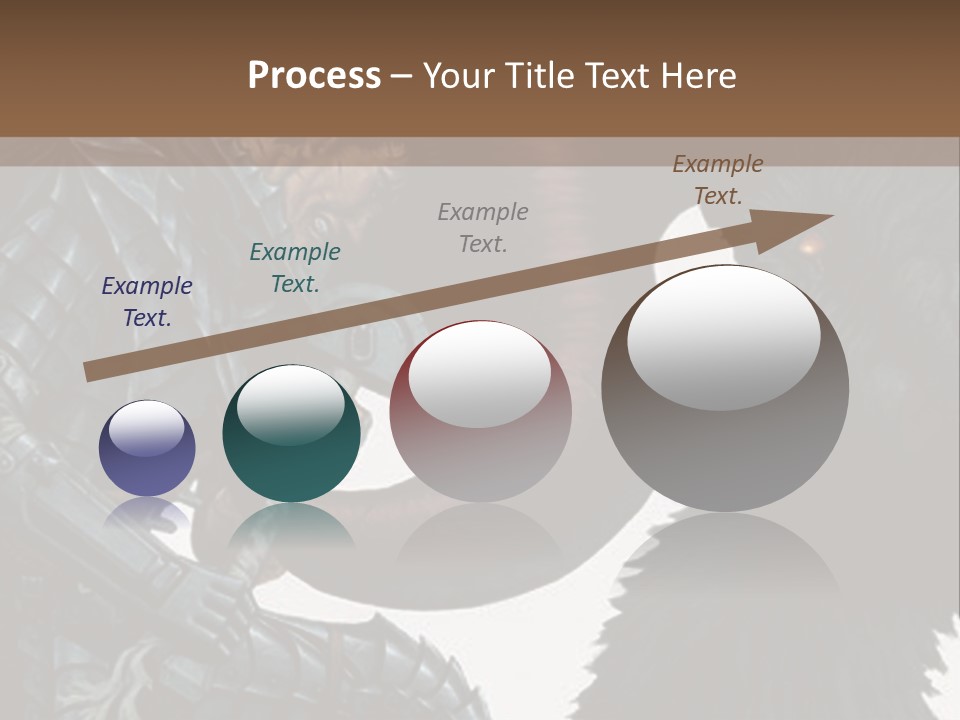 A Picture Of A Demon And A Demon With A Sword PowerPoint Template