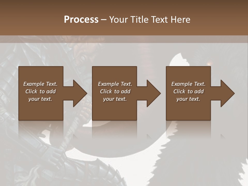 A Picture Of A Demon And A Demon With A Sword PowerPoint Template