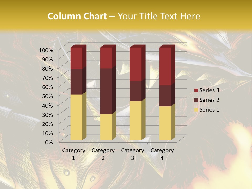 A Picture Of A Dragon With Flames In The Background PowerPoint Template
