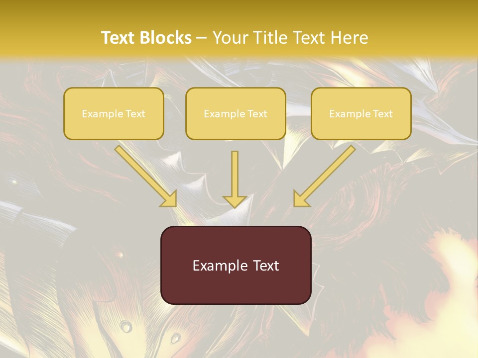 A Picture Of A Dragon With Flames In The Background PowerPoint Template