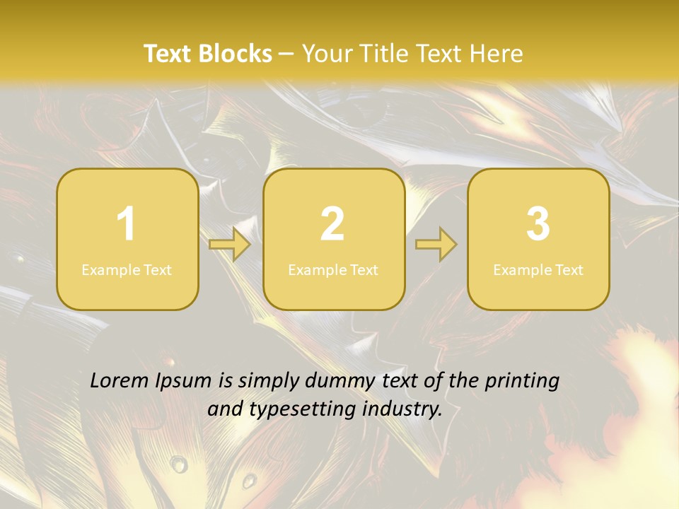 A Picture Of A Dragon With Flames In The Background PowerPoint Template