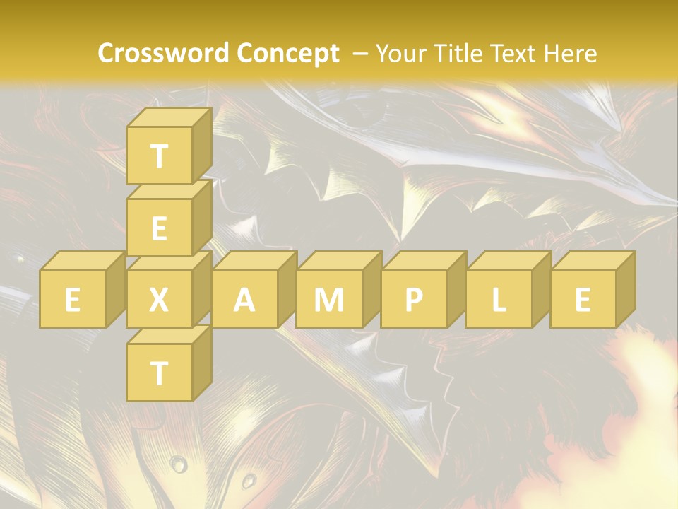 A Picture Of A Dragon With Flames In The Background PowerPoint Template