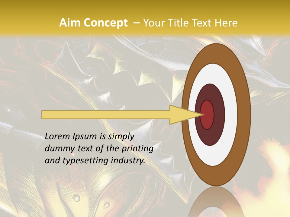 A Picture Of A Dragon With Flames In The Background PowerPoint Template