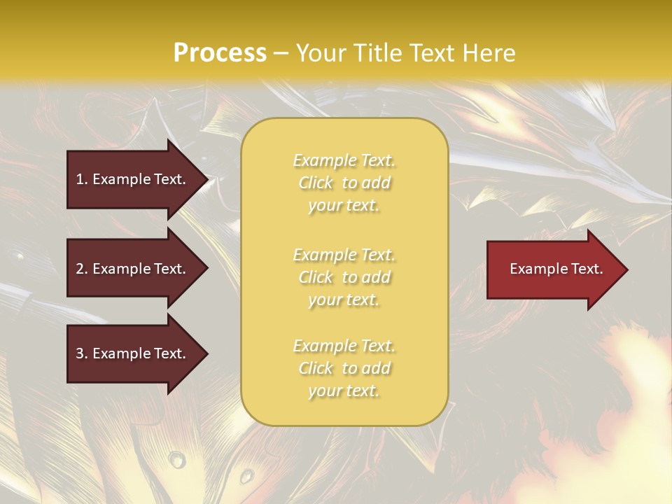 A Picture Of A Dragon With Flames In The Background PowerPoint Template