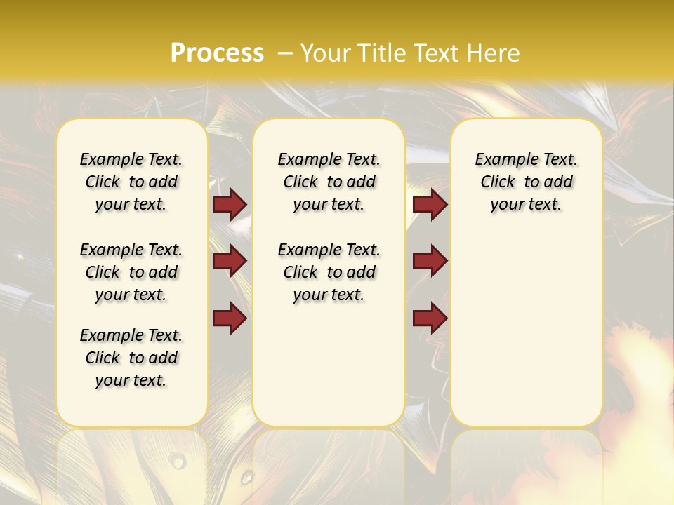 A Picture Of A Dragon With Flames In The Background PowerPoint Template