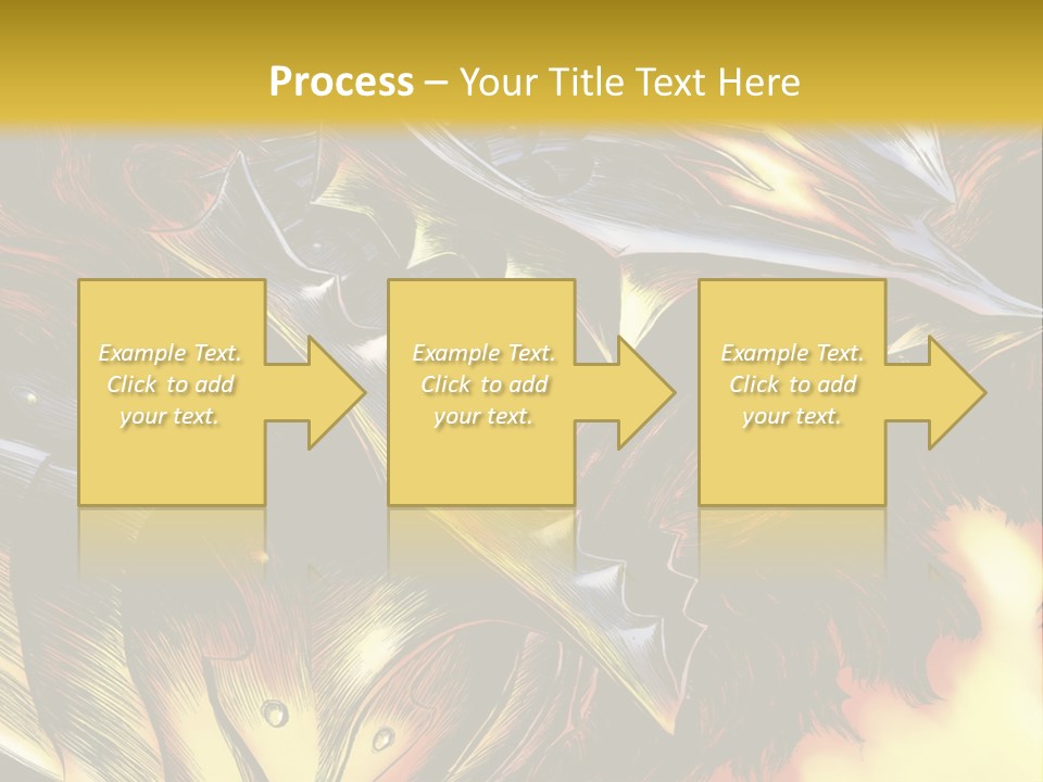 A Picture Of A Dragon With Flames In The Background PowerPoint Template
