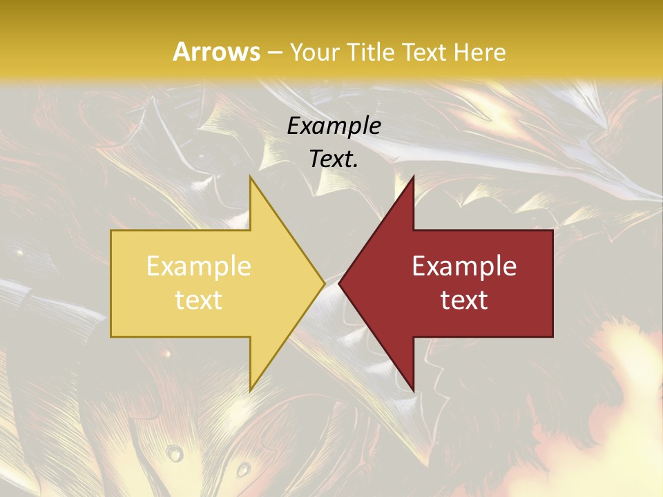 A Picture Of A Dragon With Flames In The Background PowerPoint Template