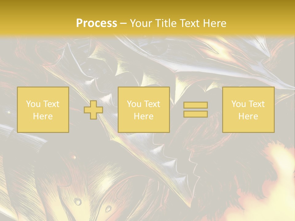 A Picture Of A Dragon With Flames In The Background PowerPoint Template