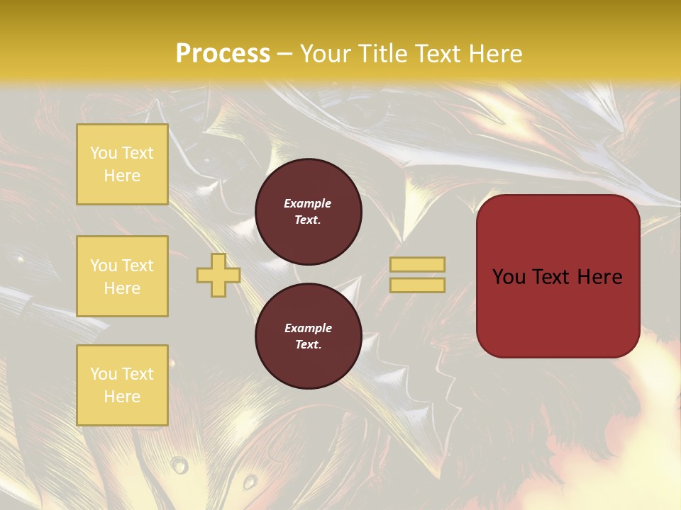 A Picture Of A Dragon With Flames In The Background PowerPoint Template