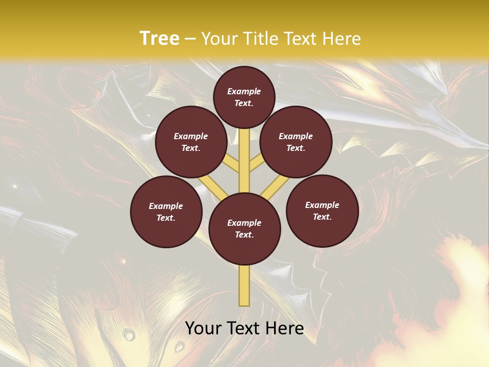 A Picture Of A Dragon With Flames In The Background PowerPoint Template