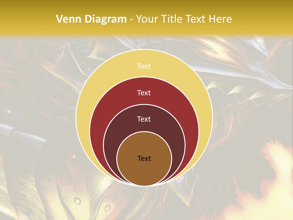 A Picture Of A Dragon With Flames In The Background PowerPoint Template