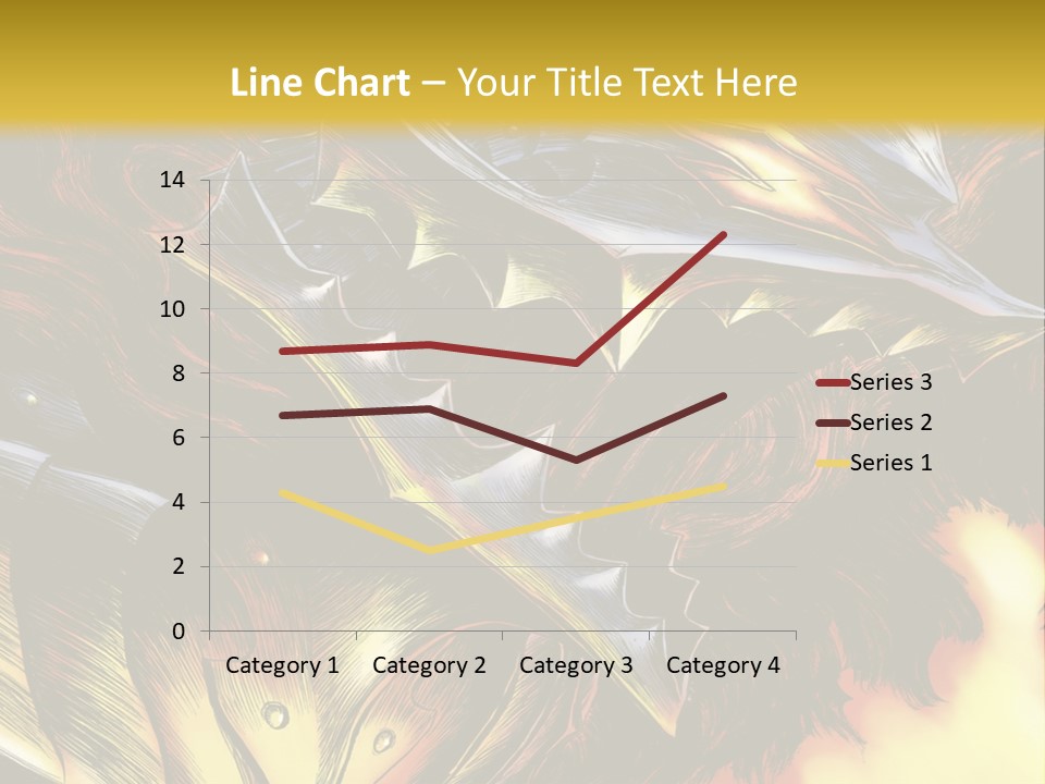 A Picture Of A Dragon With Flames In The Background PowerPoint Template