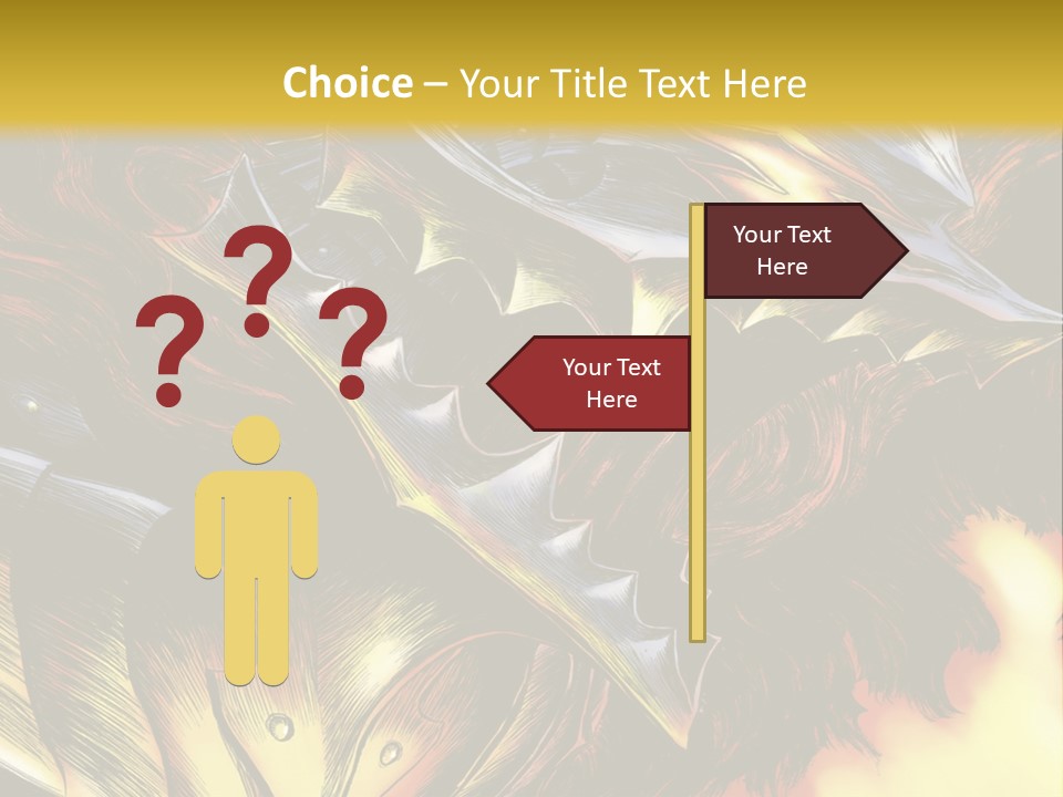 A Picture Of A Dragon With Flames In The Background PowerPoint Template