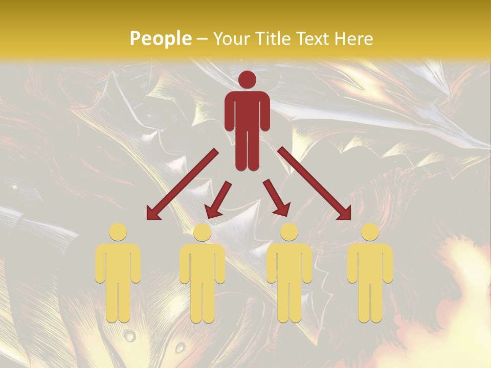 A Picture Of A Dragon With Flames In The Background PowerPoint Template