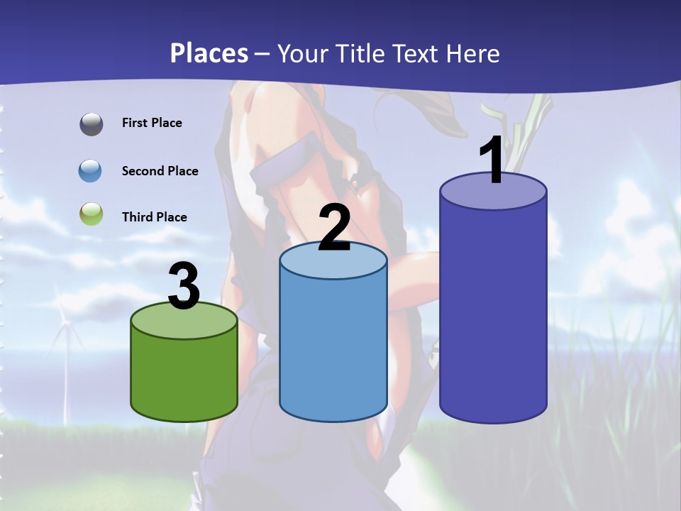 A Woman With A Scissor Powerpoint Presentation Template PowerPoint Template