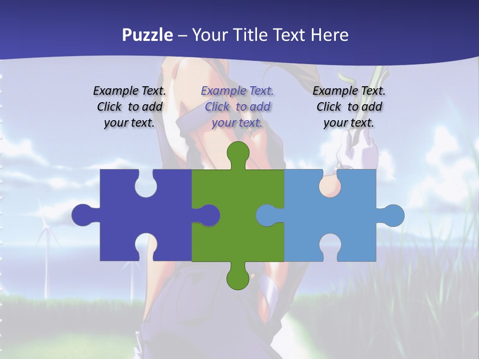 A Woman With A Scissor Powerpoint Presentation Template PowerPoint Template