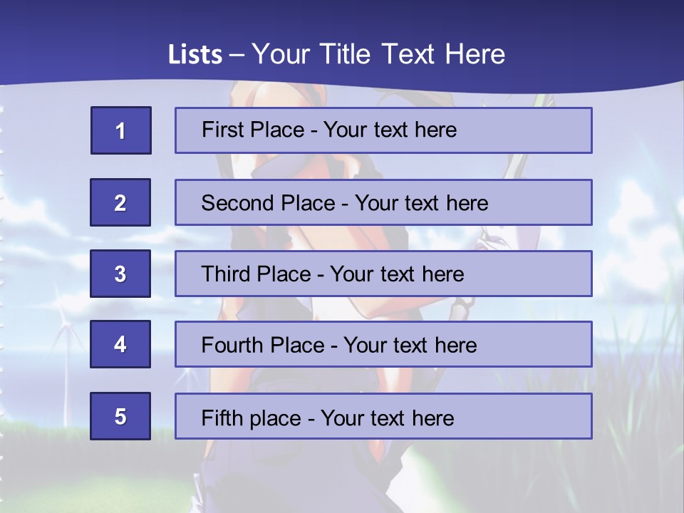 A Woman With A Scissor Powerpoint Presentation Template PowerPoint Template