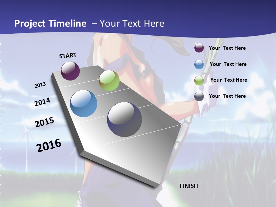A Woman With A Scissor Powerpoint Presentation Template PowerPoint Template