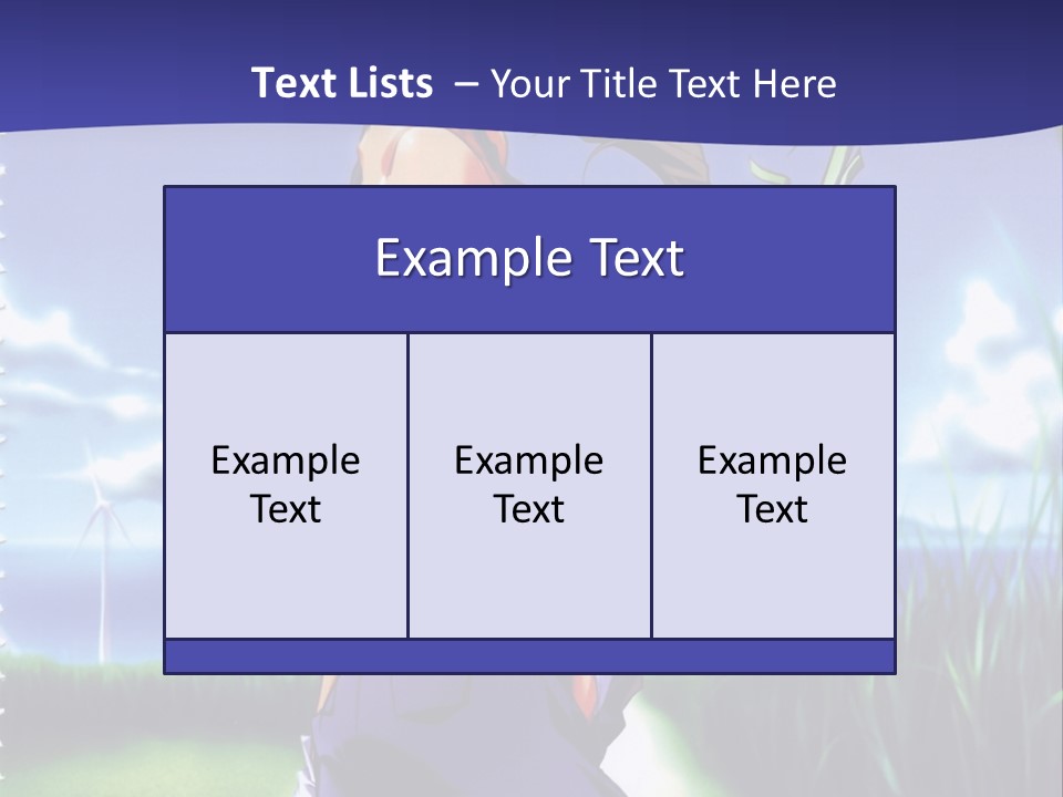 A Woman With A Scissor Powerpoint Presentation Template PowerPoint Template