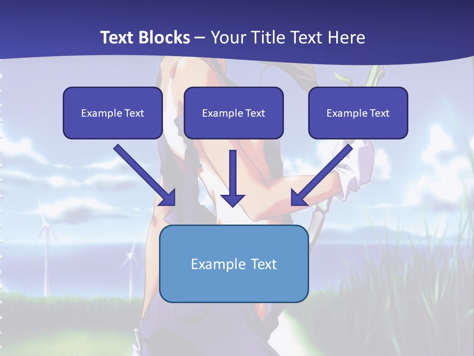 A Woman With A Scissor Powerpoint Presentation Template PowerPoint Template