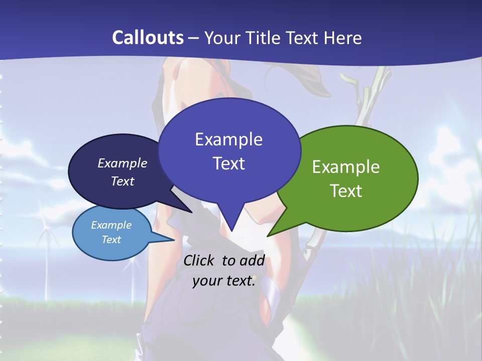 A Woman With A Scissor Powerpoint Presentation Template PowerPoint Template