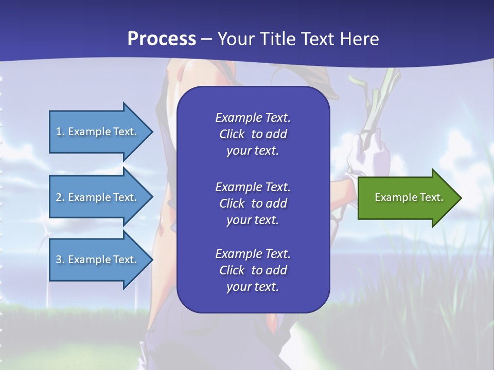 A Woman With A Scissor Powerpoint Presentation Template PowerPoint Template