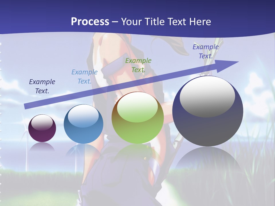 A Woman With A Scissor Powerpoint Presentation Template PowerPoint Template