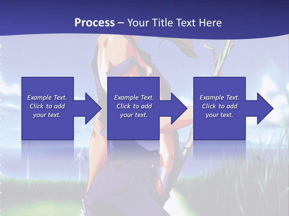 A Woman With A Scissor Powerpoint Presentation Template PowerPoint Template