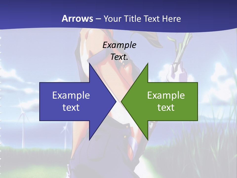 A Woman With A Scissor Powerpoint Presentation Template PowerPoint Template