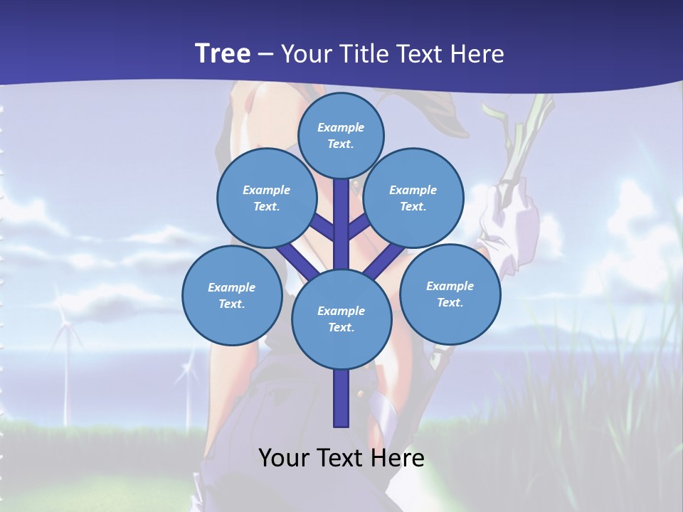 A Woman With A Scissor Powerpoint Presentation Template PowerPoint Template