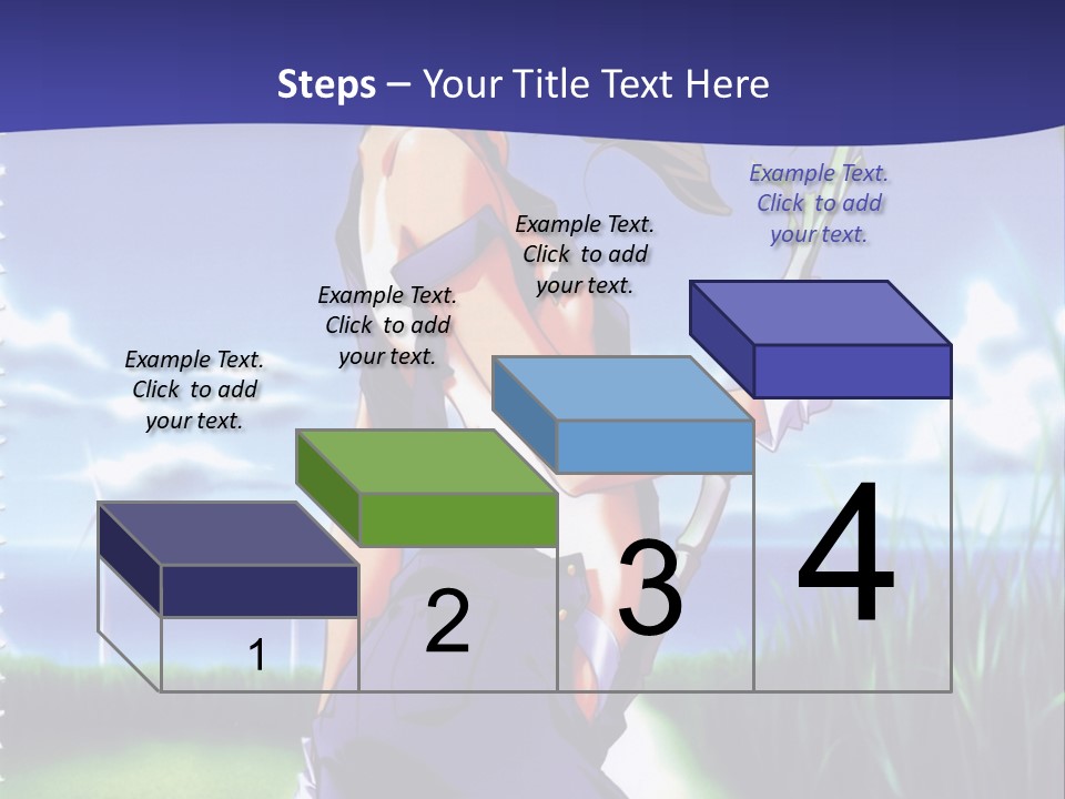 A Woman With A Scissor Powerpoint Presentation Template PowerPoint Template