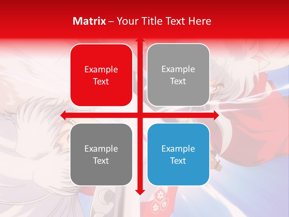 A Cartoon Character With A Sword In His Hand PowerPoint Template