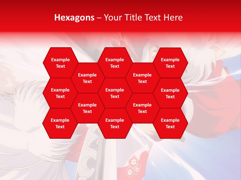 A Cartoon Character With A Sword In His Hand PowerPoint Template