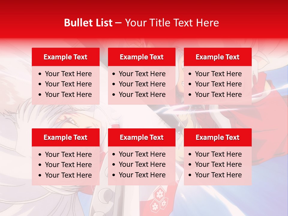 A Cartoon Character With A Sword In His Hand PowerPoint Template