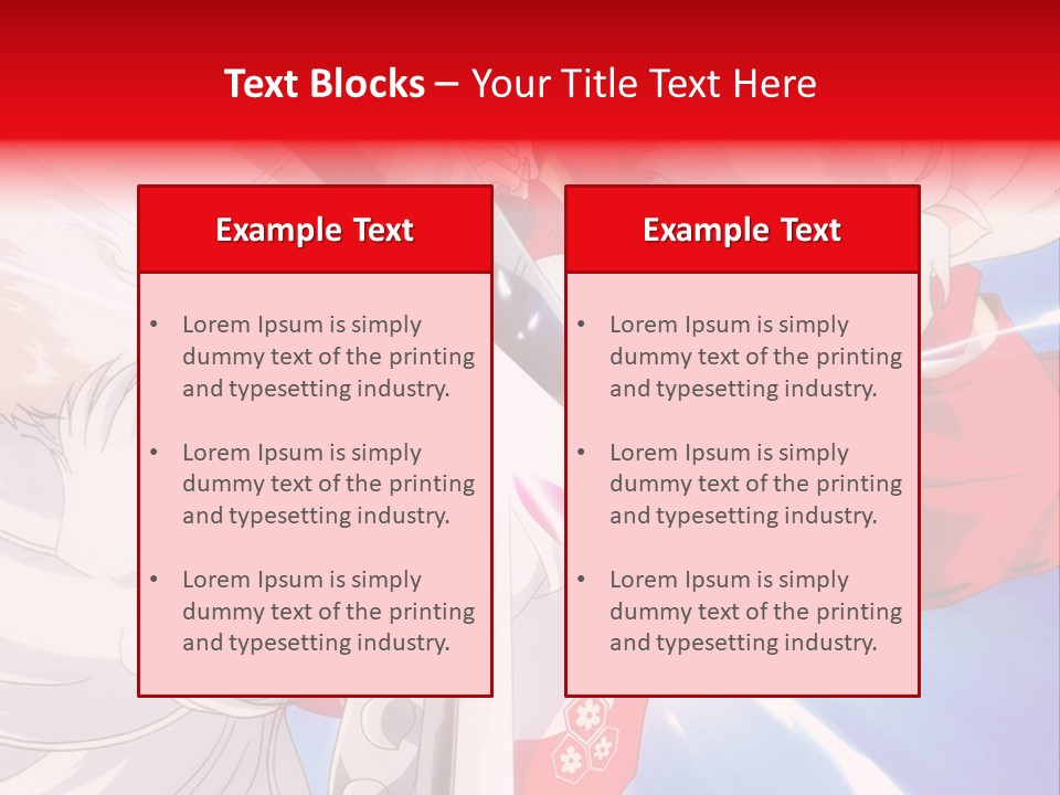 A Cartoon Character With A Sword In His Hand PowerPoint Template