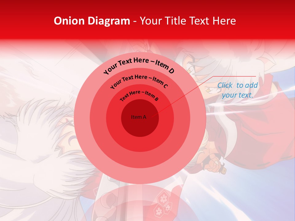 A Cartoon Character With A Sword In His Hand PowerPoint Template