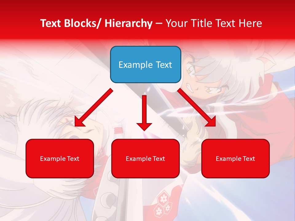 A Cartoon Character With A Sword In His Hand PowerPoint Template