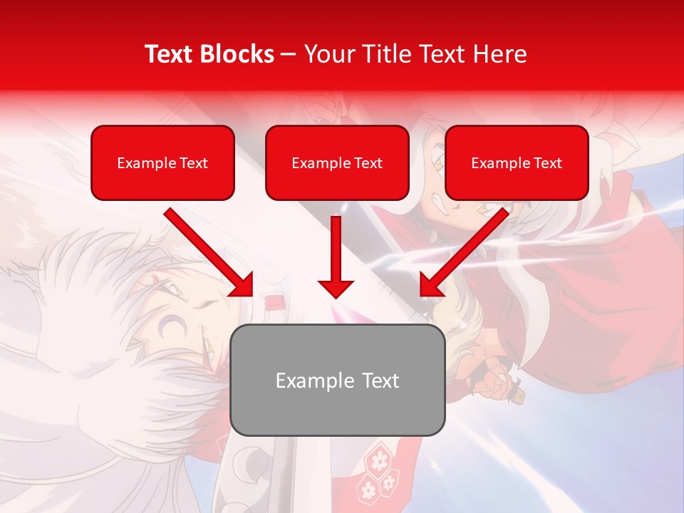 A Cartoon Character With A Sword In His Hand PowerPoint Template
