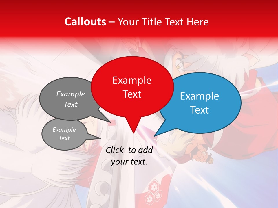 A Cartoon Character With A Sword In His Hand PowerPoint Template